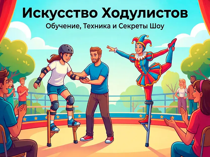 Обучение ходулистов и техника исполнения: от первых шагов до профессионального шоу
